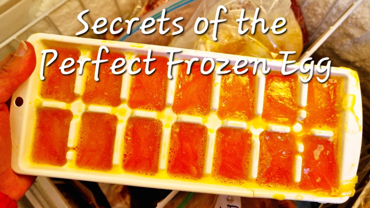 Secrets to Freezing Eggs - NO RUBBERY FROZEN EGGS HERE!!!!