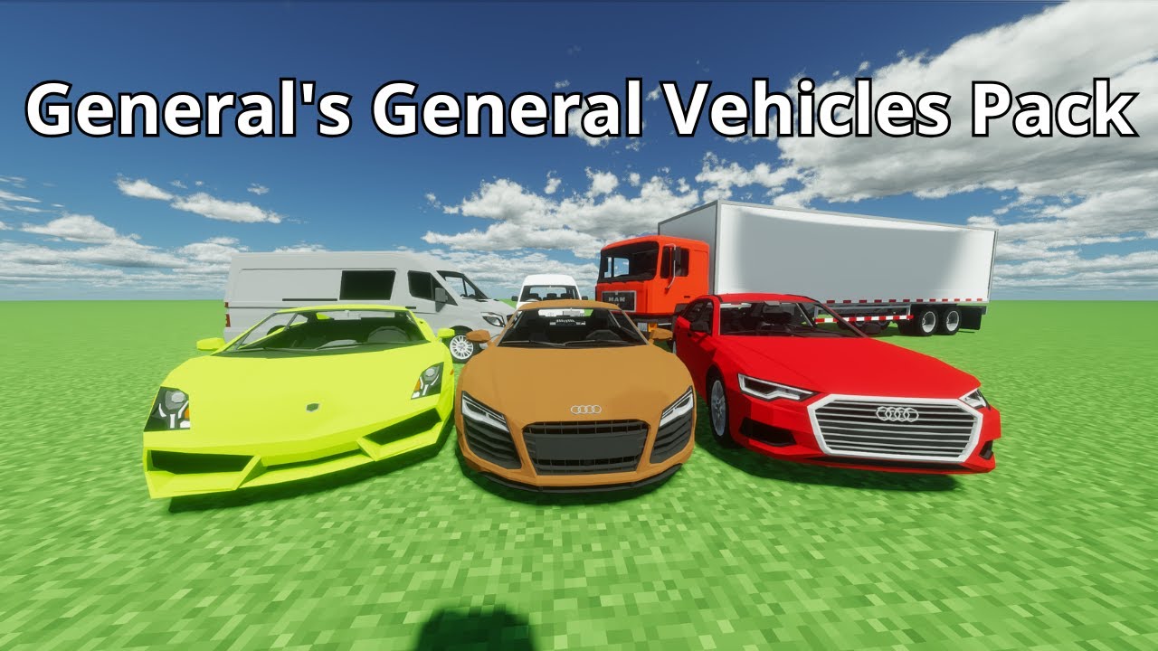 General's Vehicles Pack - Лучший мод на машины в Майнкрафте