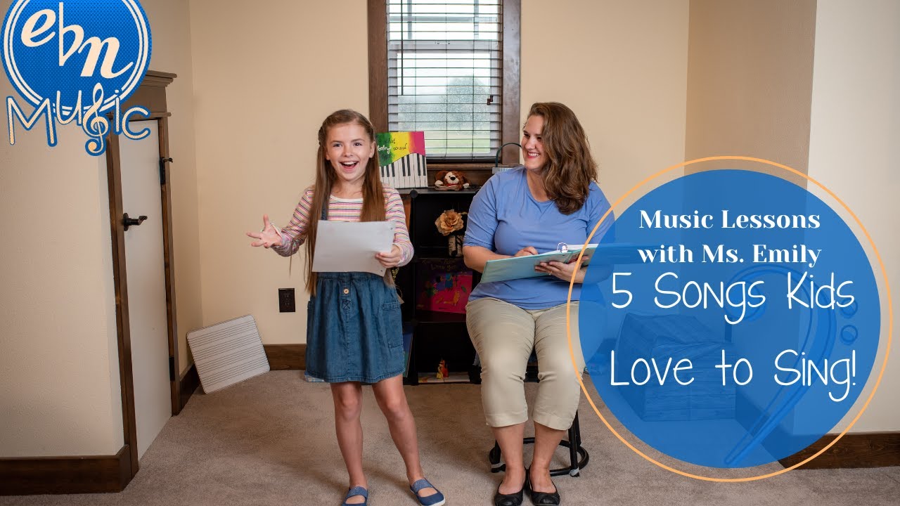 My Top 5 Favorite Children Songs | Echo Songs, Call/Response, Solo Songs | Voice Lessons for Kids