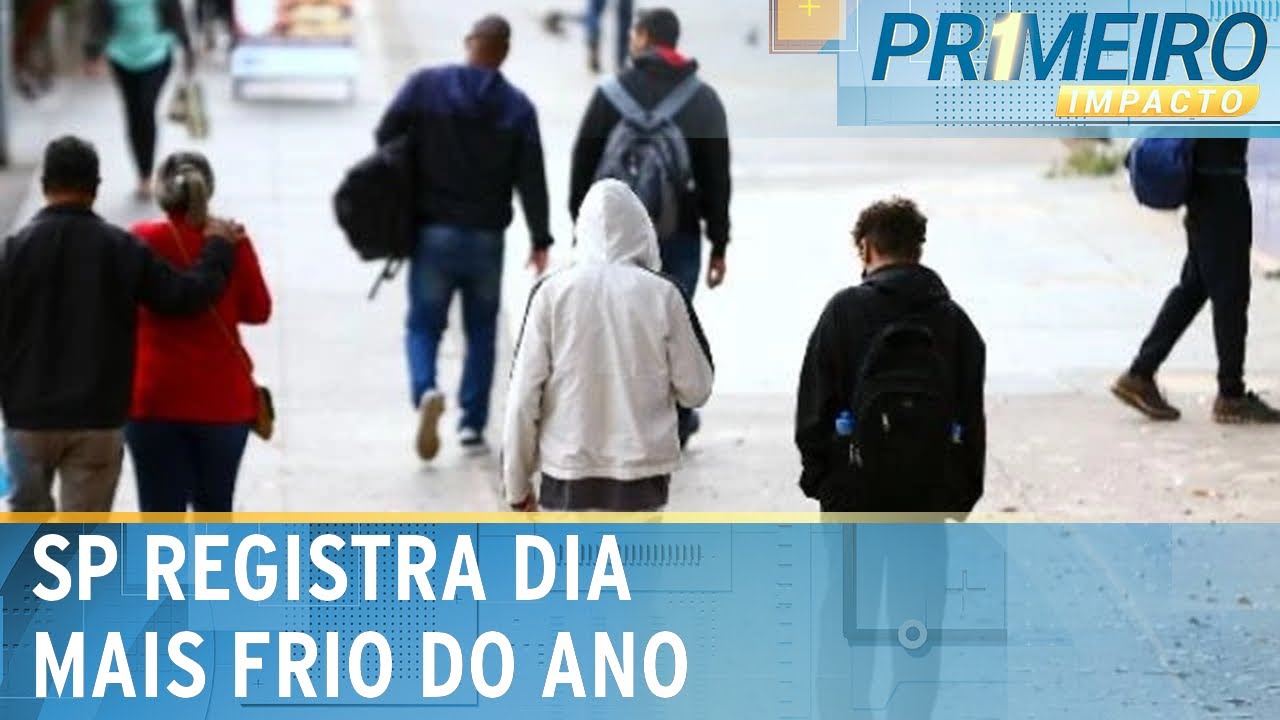 Com 16ºC, SP registra menor temperatura máxima do ano | Primeiro Impacto (27/05/24)