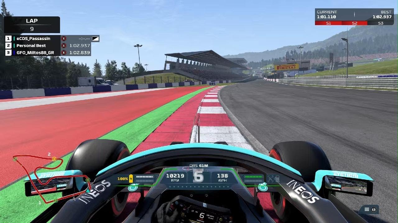 F1 2021|Austria Hotlap (1:02.829)