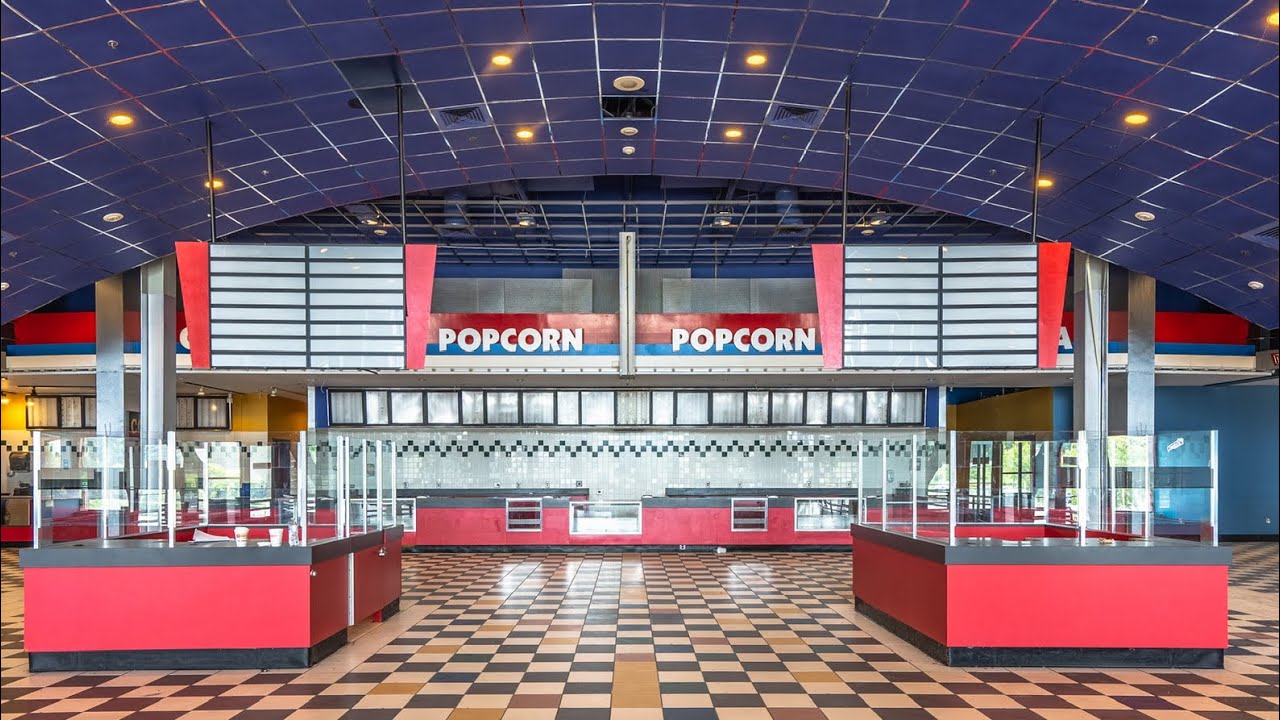Exploring Very Retro Movie Theater - Set Off Alarms!