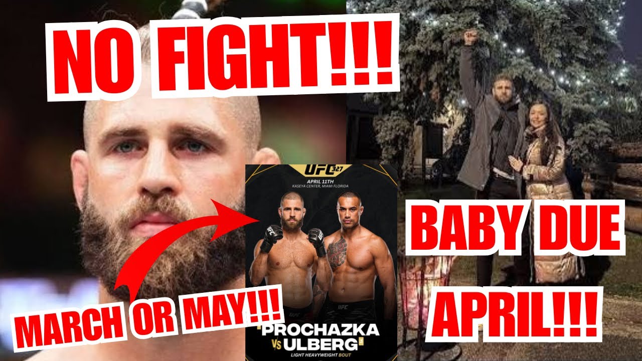UFC 327 FIGHT UPDATE ALERT!!! JIRI PROCHAZKA SAYS FIGHT NOT SET!!! BABY DUE IN APRIL!!! 