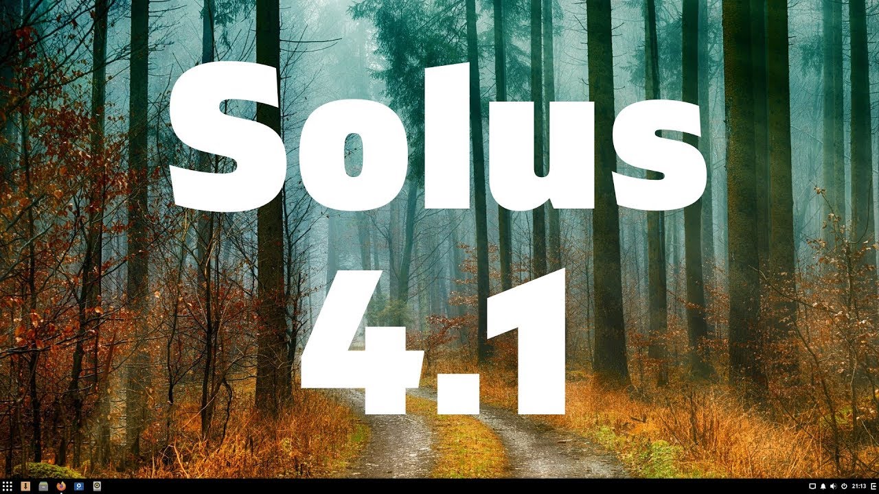Дистрибутив Solus 4.1. Краткий обзор и что нового