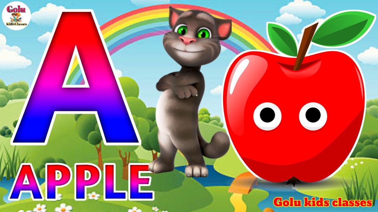 Phonics Song 2 with TWO Words in 3D - A For Airplane - ABC Alphabet Songs with Sounds for Children