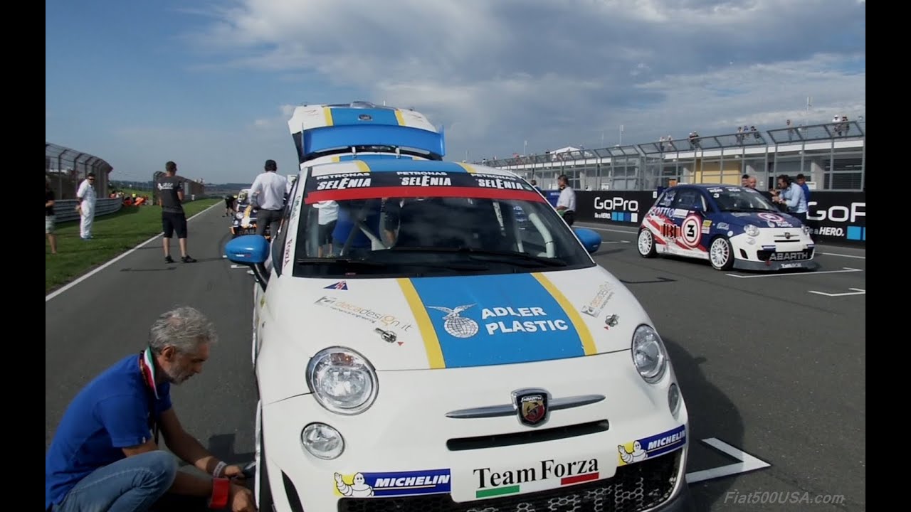 Abarth Trophy Racing at Sachsenring  Sept 2015