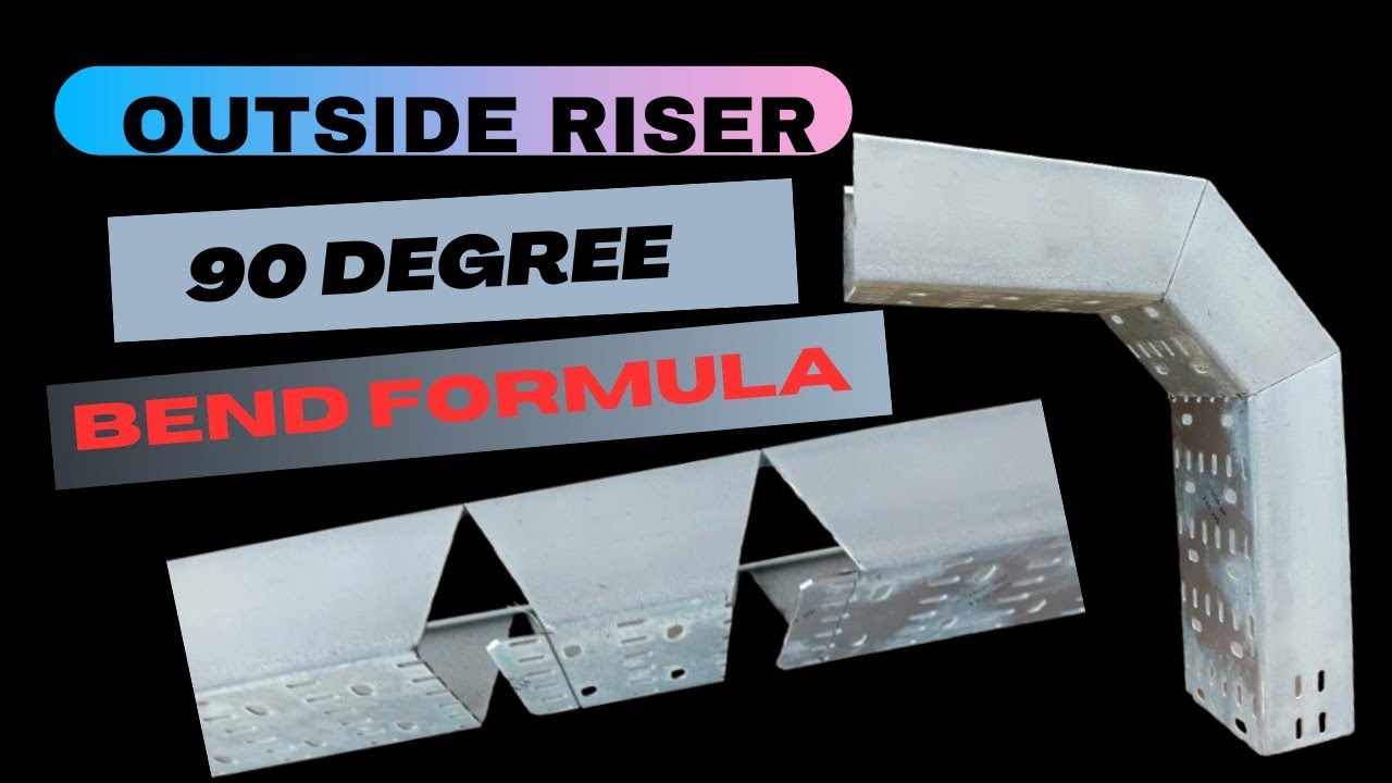 Cable Tray Raiser 90 Degree !!  ক্যাবেল ট্রে কাজ !!  Cable Tray 90 Degree Bend  ( Bangla)