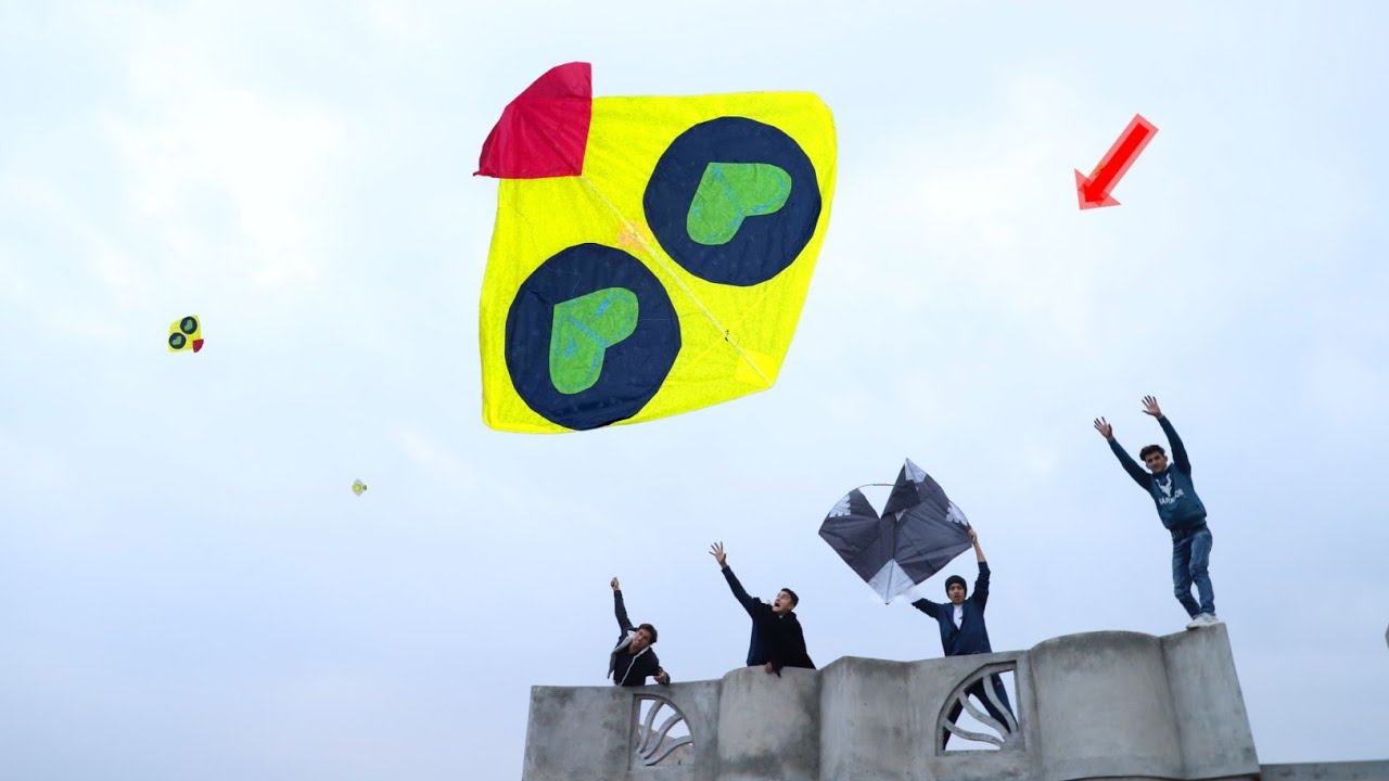 Kite Flying Challenge With Kabooter Caught  😱 2024