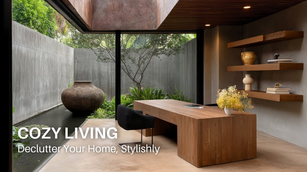Can a Cozy Modern Home Have Zero Clutter? The Warm Minimalist Decor Secret