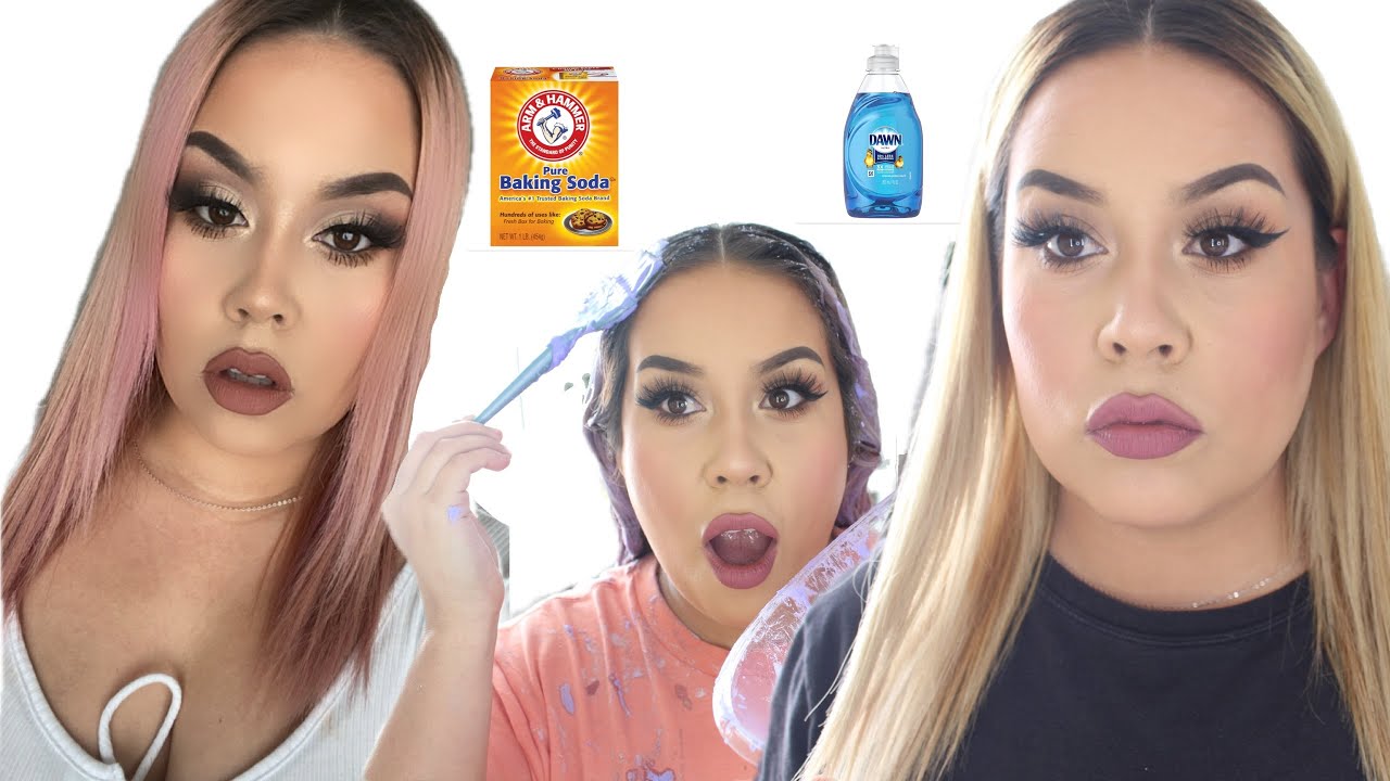 COMO REMOVER COLORES SEMI PERMANENTES  DEL CABELLO SIN BLEACH 🙌