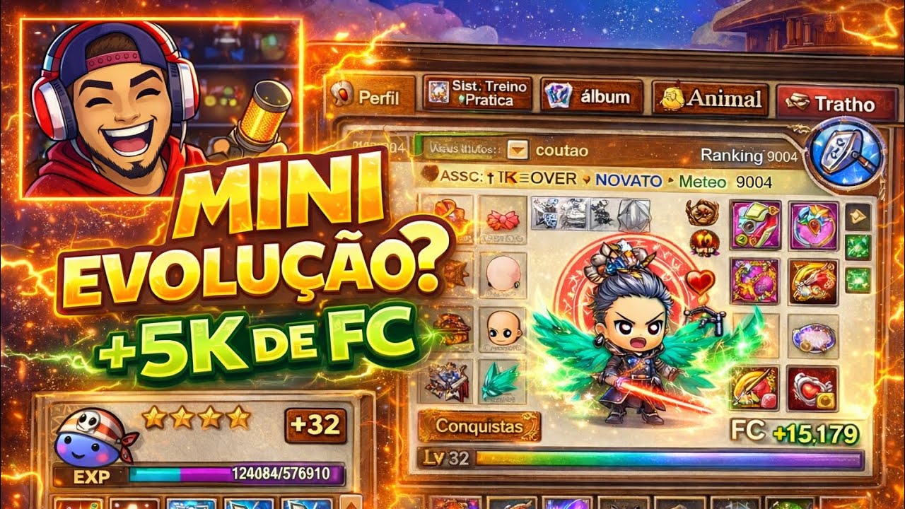 SUPER MINI EVOLUÇÃO!! KKKK TINHA TUDO PRA SUBIR MUITO FC, MAS OS CARA TAO INSANO DEMAIS!!
