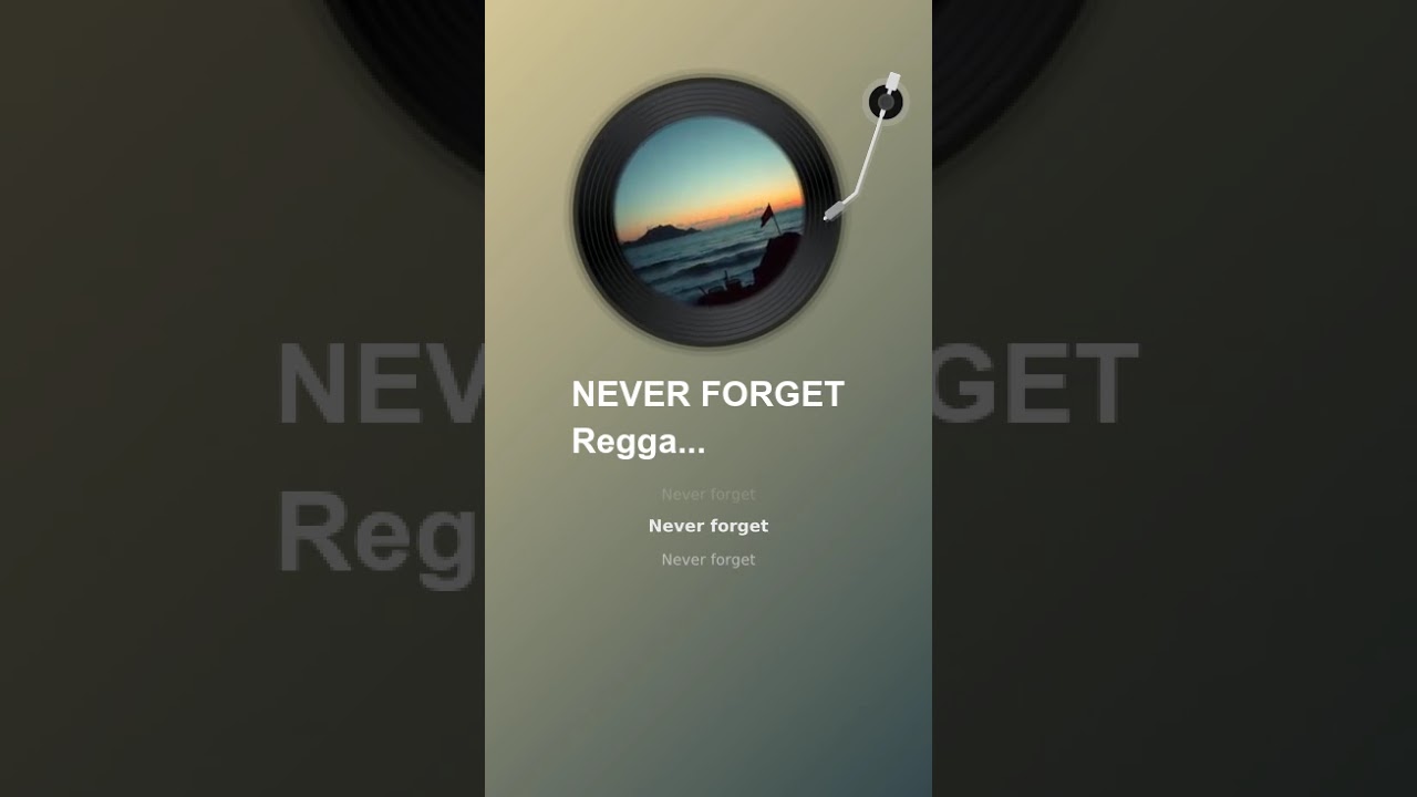 NEVER FORGET - 10 - (Reggae, strong) - english