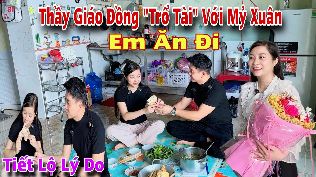 Thầy Gi&aacute;o Đồng bất ngờ trổ t&agrave;i lấy điểm với thiếu nữ xinh đẹp Mỷ Xu&acirc;n khiến ai cũng ngỡ ng&agrave;ng