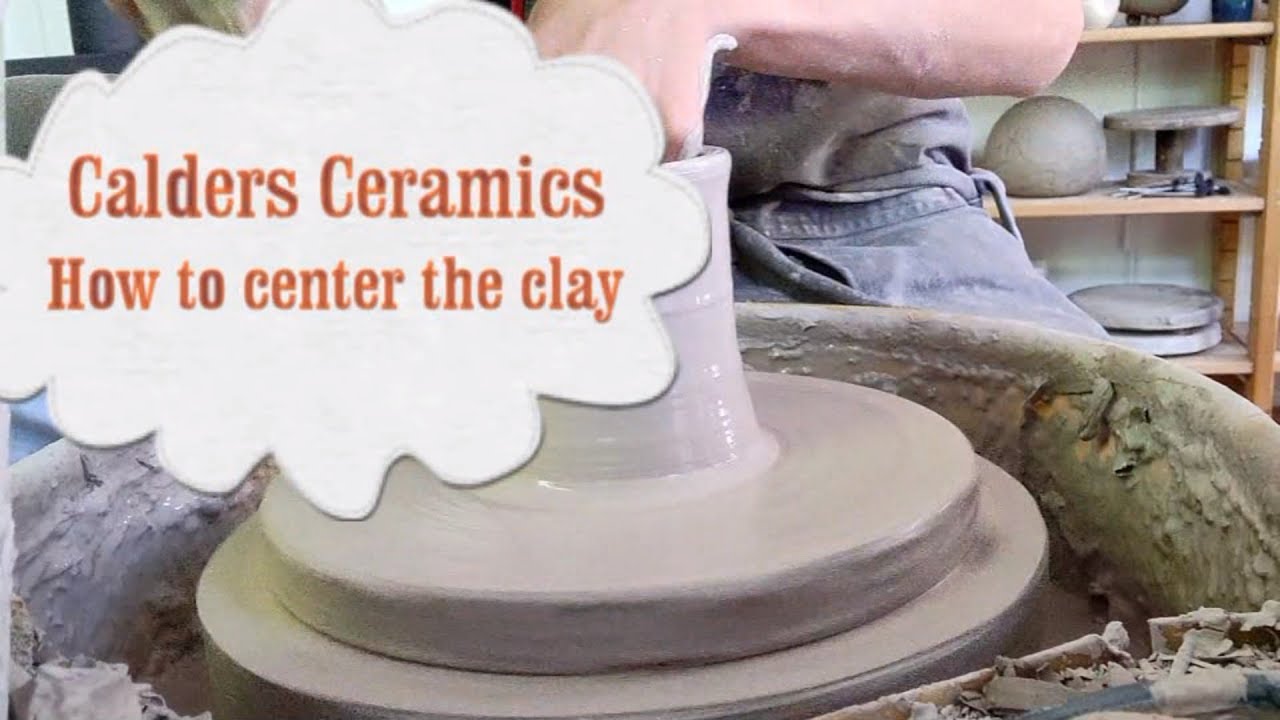How to center the clay