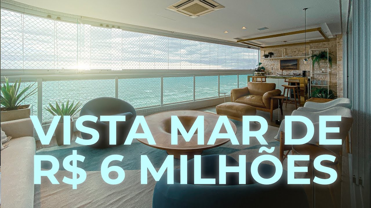 UM DOS APARTAMENTOS MAIS EXCLUSIVOS DE PRAIA GRANDE, COM 4 SUÍTES, FRENTE MAR, VARANDA GOURMET.