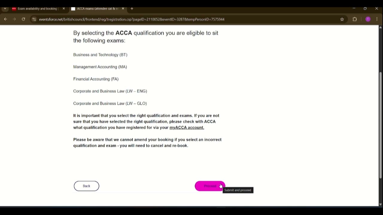 Step by Step Guide to Book ACCA remote Exam for Knowledge level papers!!