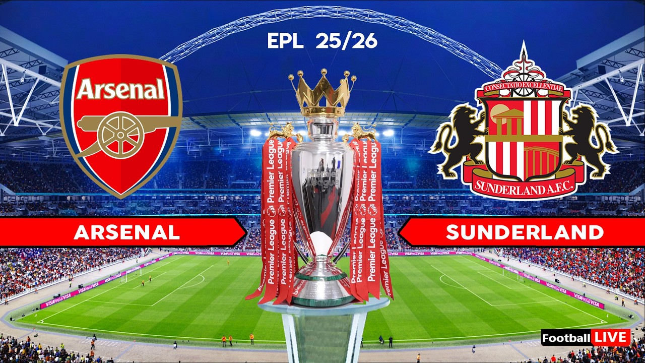 ARSENAL vs SUNDERLAND - Premier League 25/26 | Full Match All Goals | Simulation PES