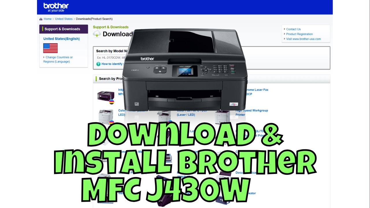 How To Download & Install Brother MFC J430W Printer Driver in Windows 10/11
