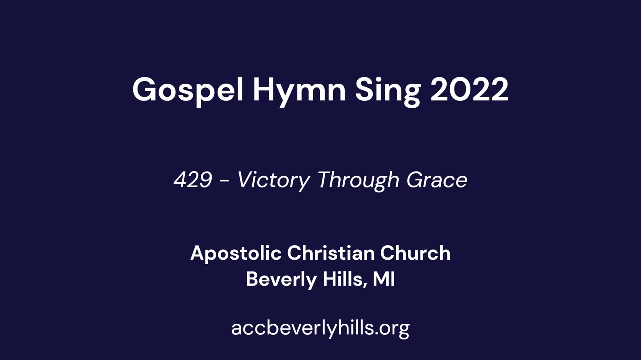 Gospel Hymn Sing 2022 - Audio Only