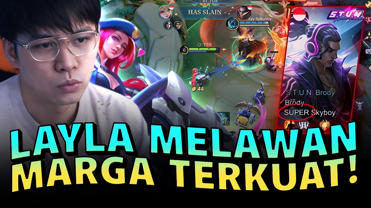 UDAH LAMA GAK MAIN LAYLA, MALAH KETEMU MARGA TERKUAT MARGA [SUPER] !! - Mobile Legends