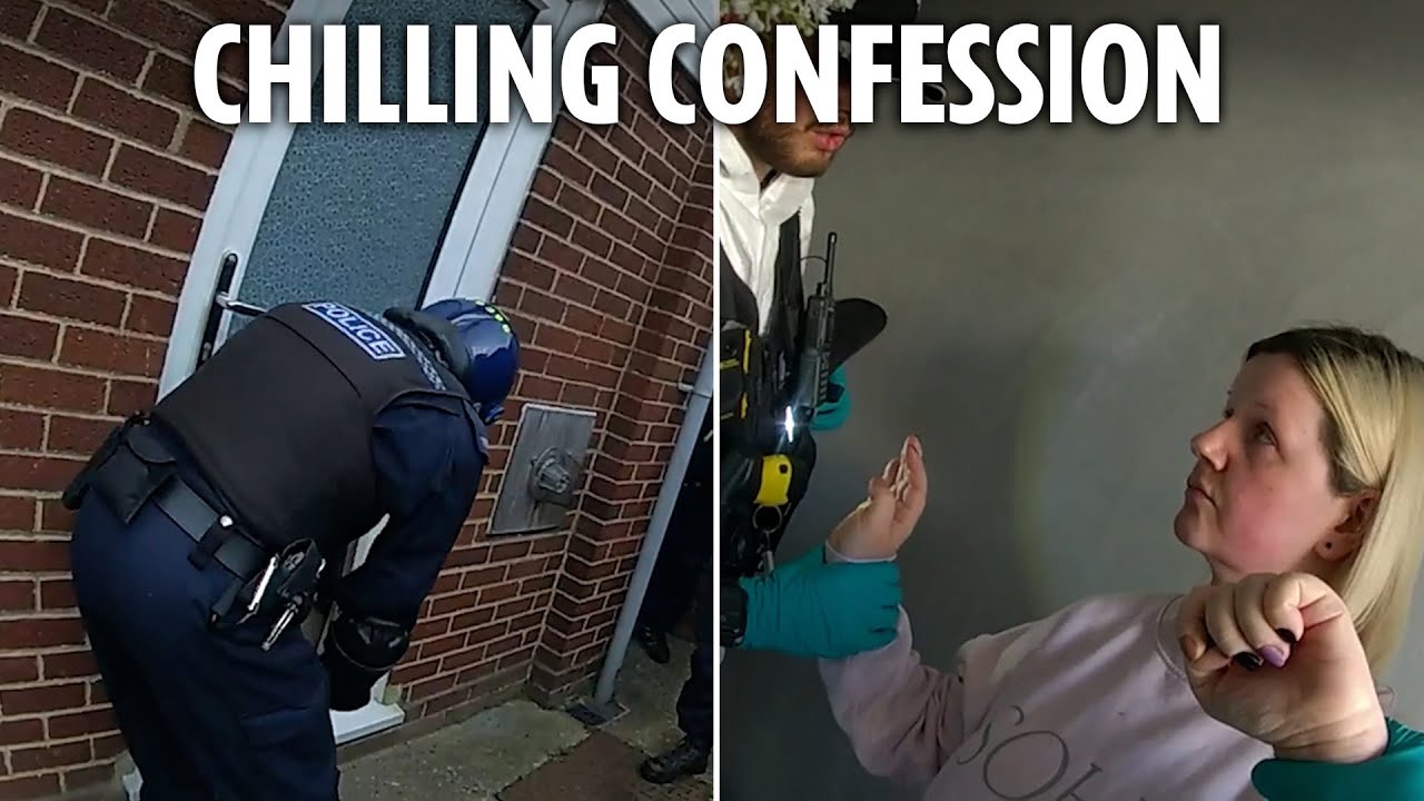Moment eerily calm woman who slaughtered parents tells cops ‘cheer up, you got the bad guy’