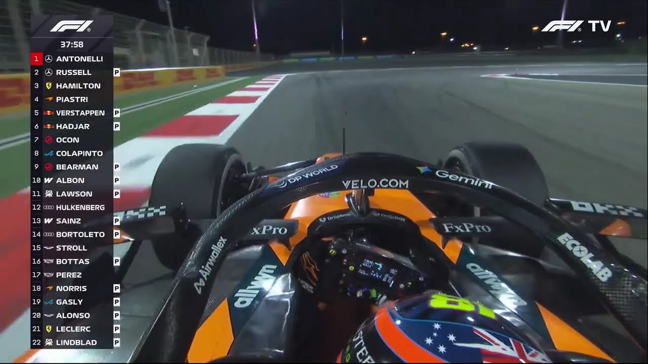 F1 2026 Bahrain Test Day 3 - Oscar Piastri McLaren MCL40 Onboard