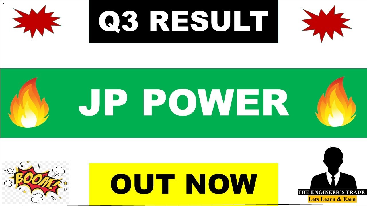 JP Power Q3 Results 2024 | JP Power result today | jp power Result | jp power share latest news