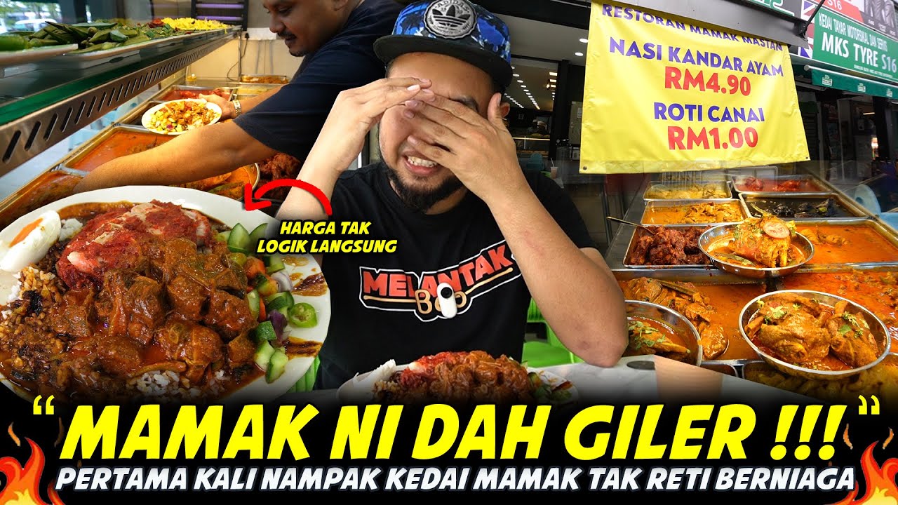 SEPINGGAN NASI KANDAR BAWAH RM5 !!!..Kedai Mamak Ni Dah Hilang Akal Bagi Harga Murah Dekat Pelanggan