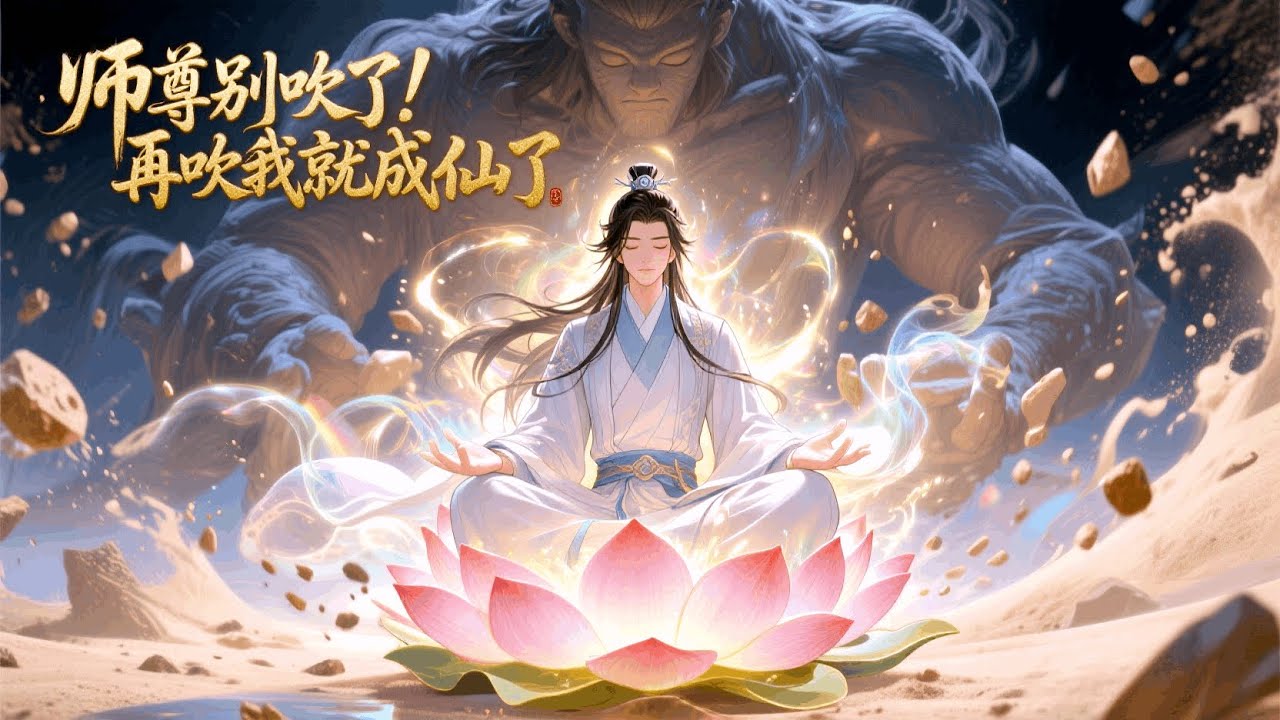 【FULL】《師尊別吹了!再吹我就成仙了》垃圾宗門留小師弟，掌門劃劍痕、拿鐵盆瞎忽悠！本想瞞一時，怎料小師弟直接練出滔天劍氣，還引來丹雷，真學會了！ #男頻 #動態漫畫 #奇幻 #漫畫#穿越