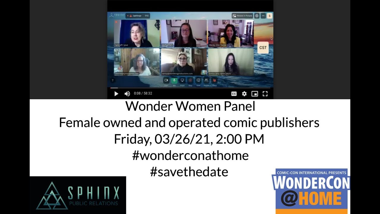 WonderCon At Home 2021 Female Comic CEO panels