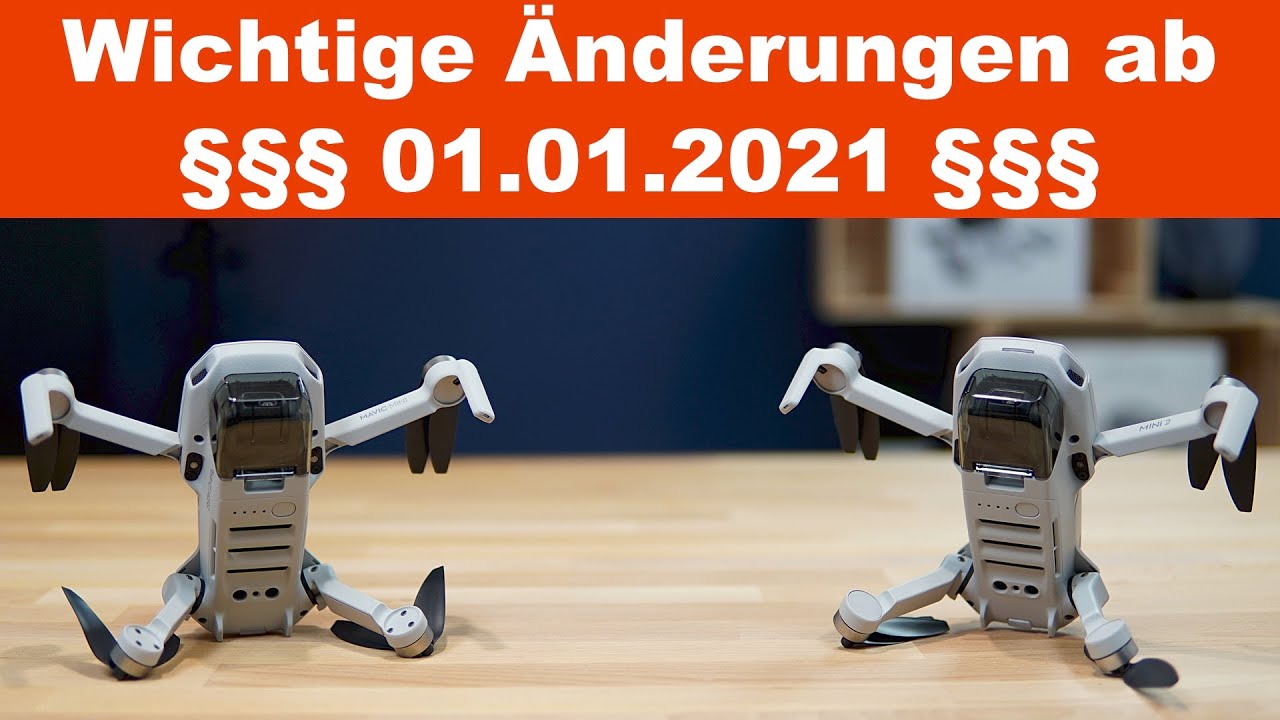 DJI Mavic Mini & Mini 2 - Das müsst ihr ab 01.01.2021 beachten! EU Drohnen Gesetz 2021 // DEUTSCH