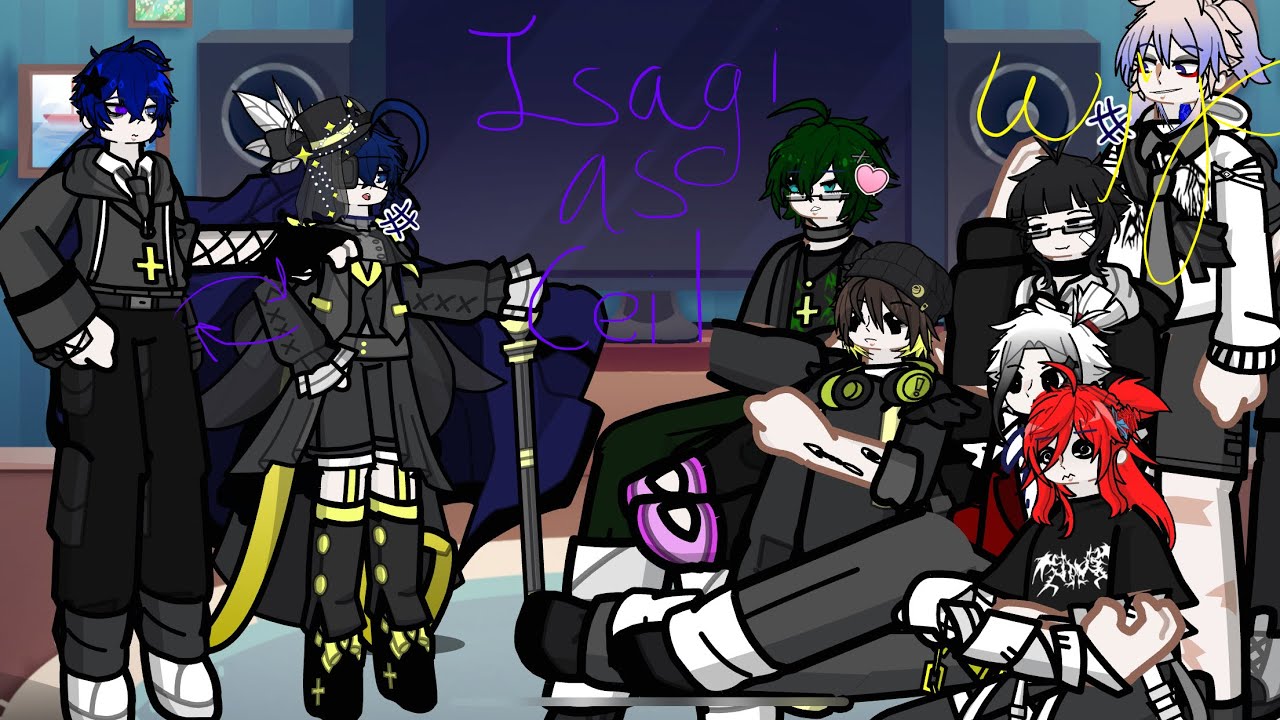 Blue lock reacts to Isagi as ciel/ 2x speed/ read description! :D