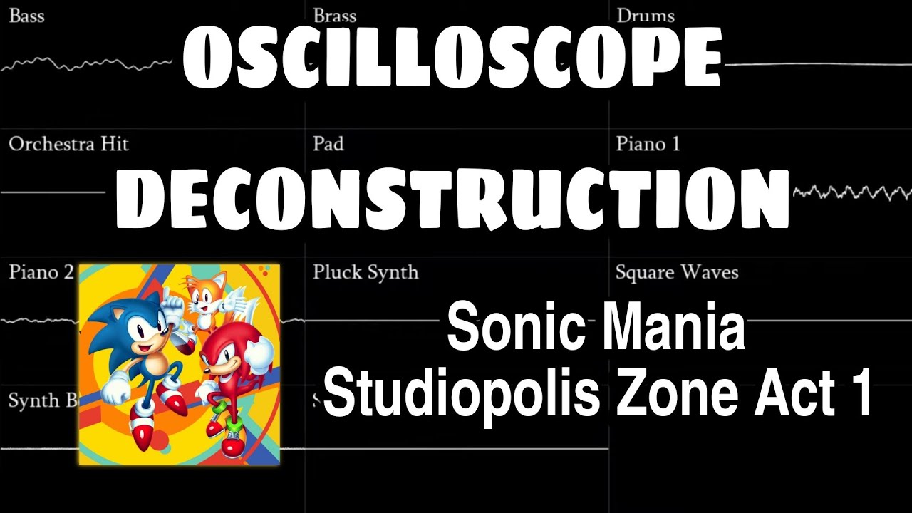 Sonic Mania - Oscilloscope Deconstruction: Studiopolis Zone Act 1