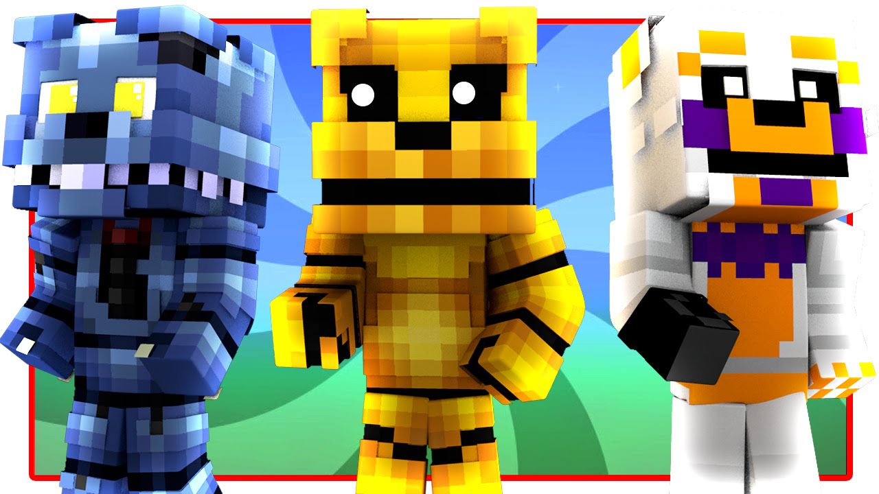 FNAF World - GOLDEN FREDDY! (Minecraft FNAF World Roleplay) Night 8