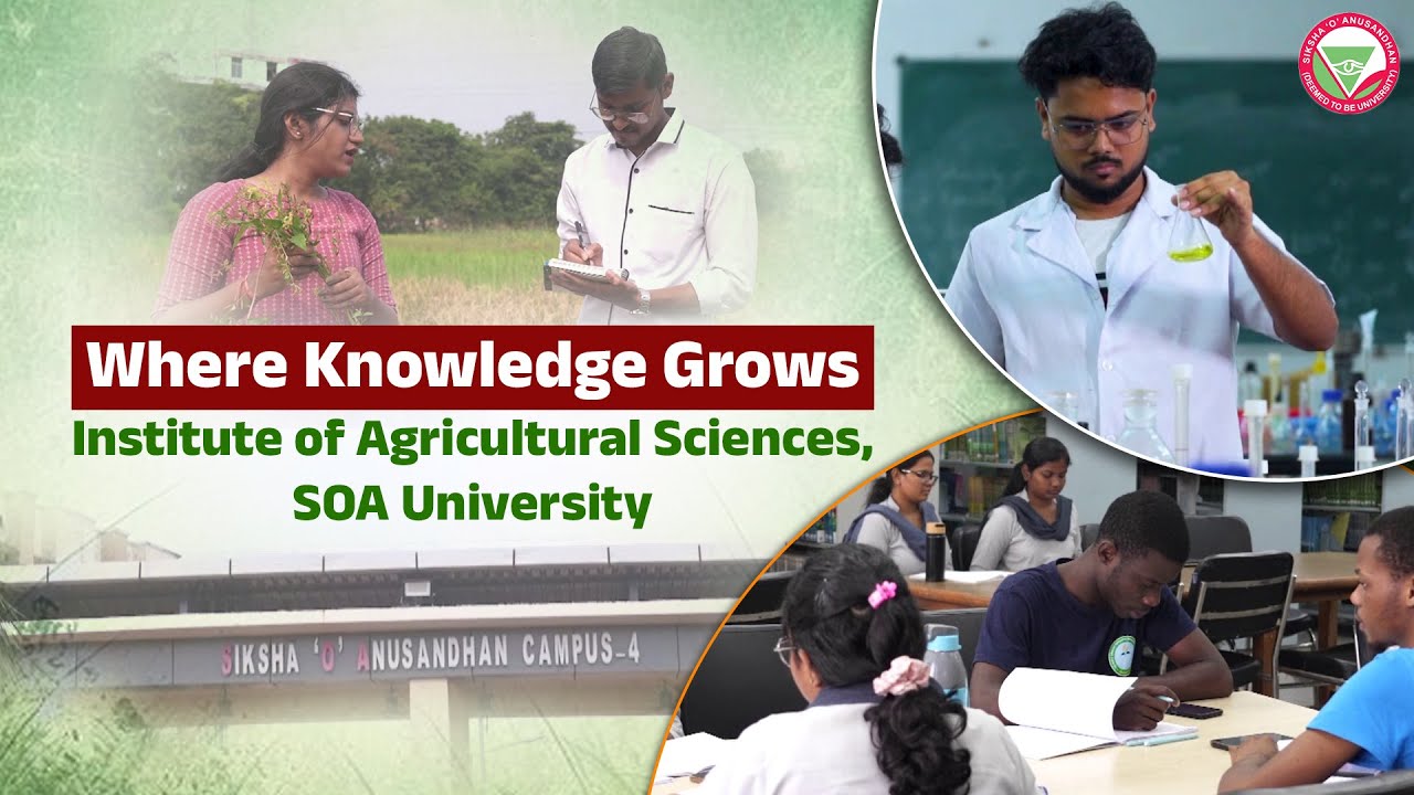 IAS, SOA University | Empowering Farmers & Students | Future of Indian Agriculture