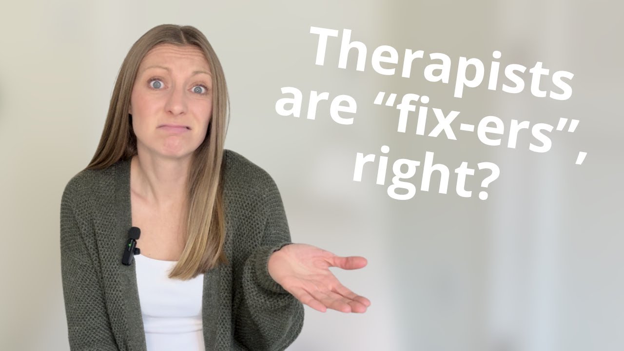 How To Stop Going Into Fix It Mode As Therapist (And What To Do Instead!)