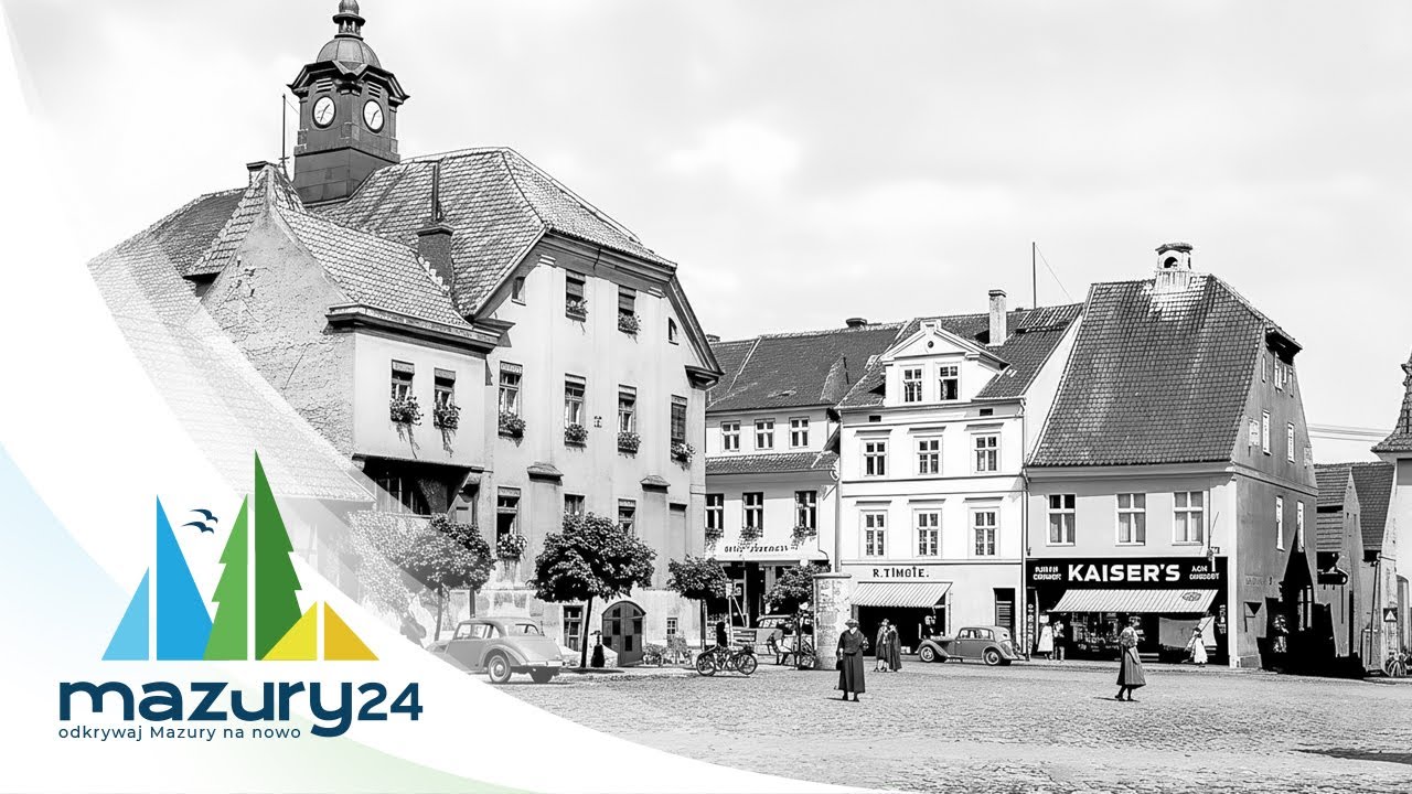 Ożywione pocztówki i stare zdjęcia AI Mrągowa / Sensburg