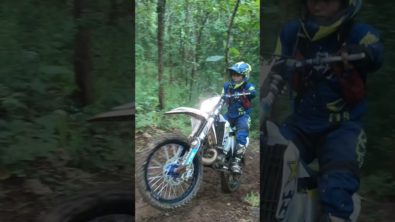 REPLIKA HUSQVARNA BUATAN INDONESIA ‼️ TEST TANJAKAN TRAIL NINJA 2 TAK by Robby MX