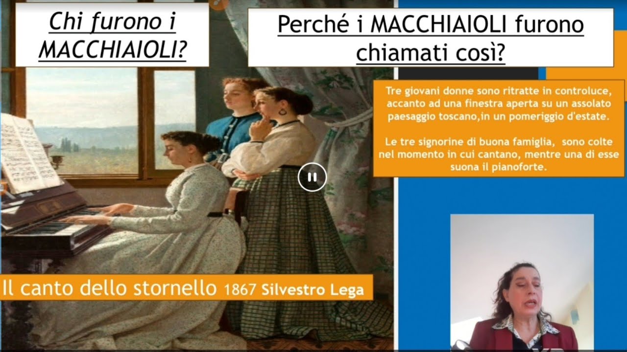 Lezione di Storia dell'arte -  n 45 -  I Macchiaioli  @artein7minuti