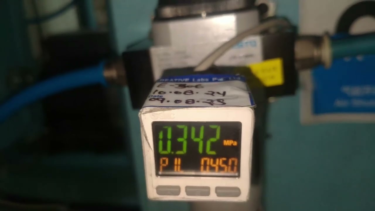 SMS Digital pressure switch setting @ Digital pressure switch setting @ SMC ISE20 pressure switch