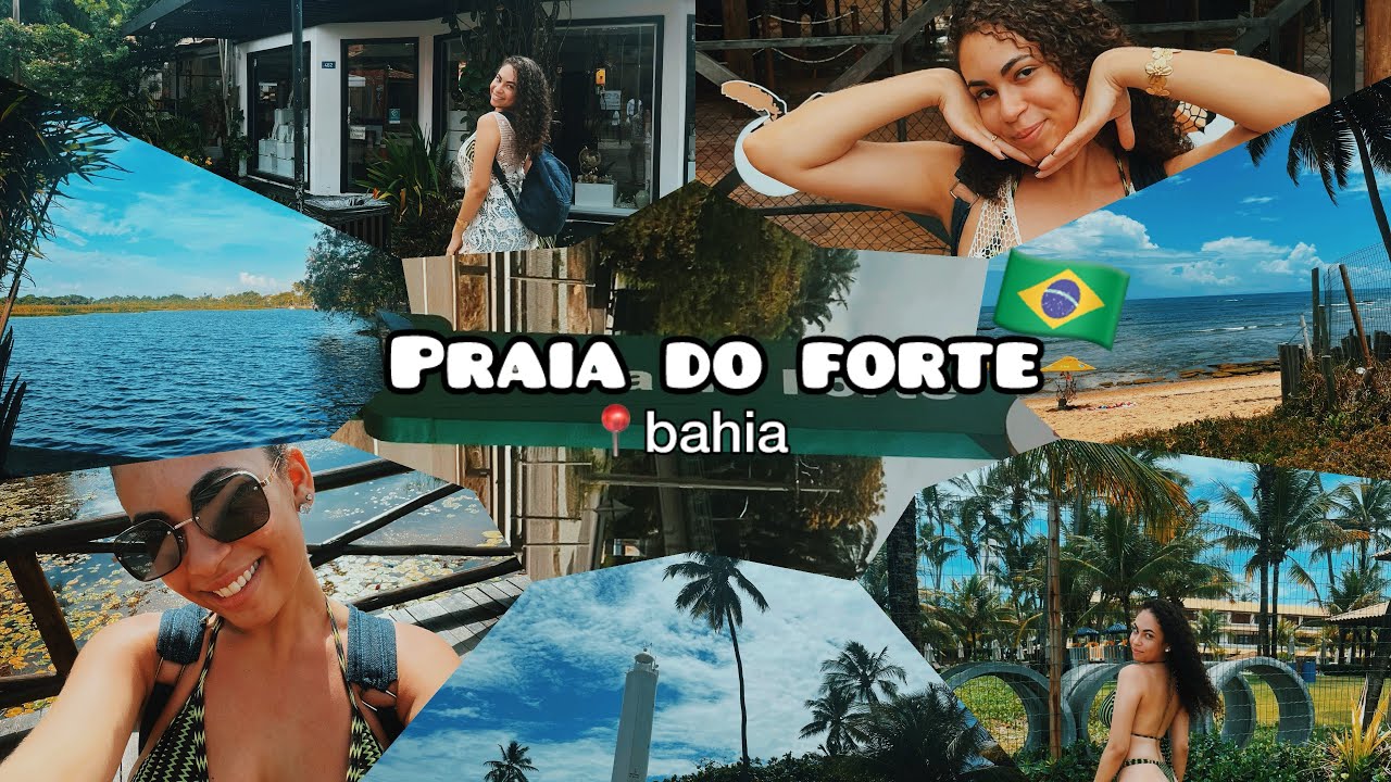 VLOG: Viagem para Praia do Forte 🏖️🇧🇷 | praia, projeto tamar, etc.