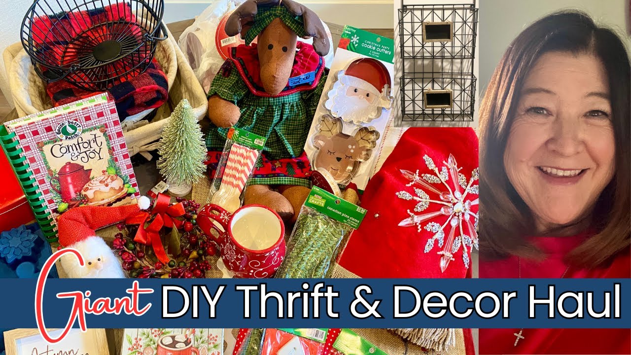 THRIFTING FOR FARMHOUSE & CHRISTMAS DIY DECOR | Hobby Lobby  SALE HAUL | Christmas & Farmhouse Finds