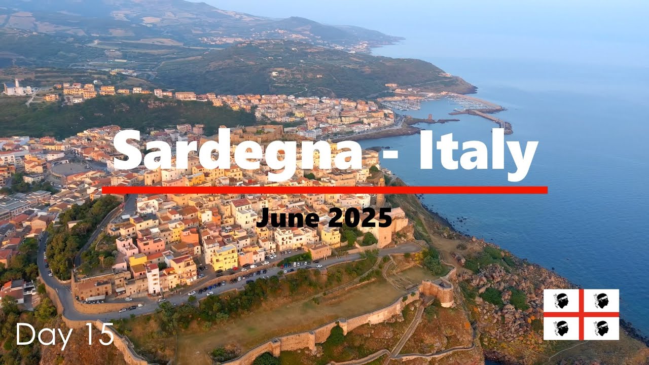 Sardynia Włochy June 2025 Day 15 Castelsardo Castello dei Doria Torre di Frigiano Alghero Airport