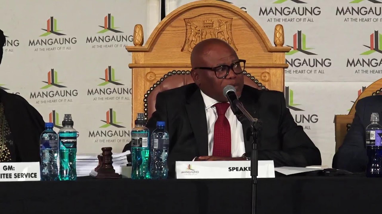 MANGAUNG METROPOLITAN MUNICIPALITY - SPECIAL COUNCIL MEETING