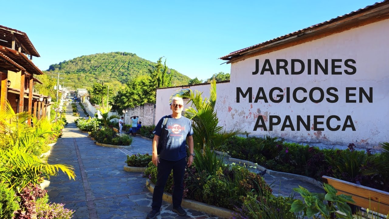 No creerás los jardines de esta calle. Tour por Apaneca, El Salvador