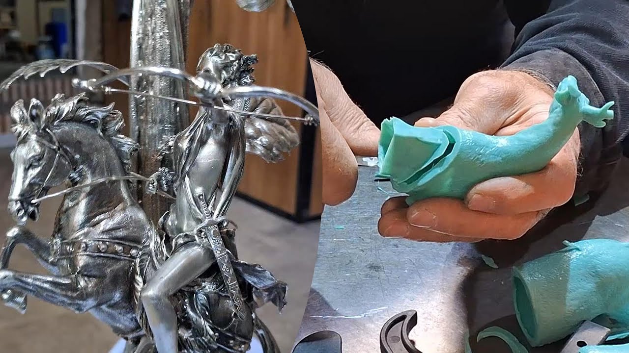 Handcrafted Silver Figures | Step-by-Step Casting Process