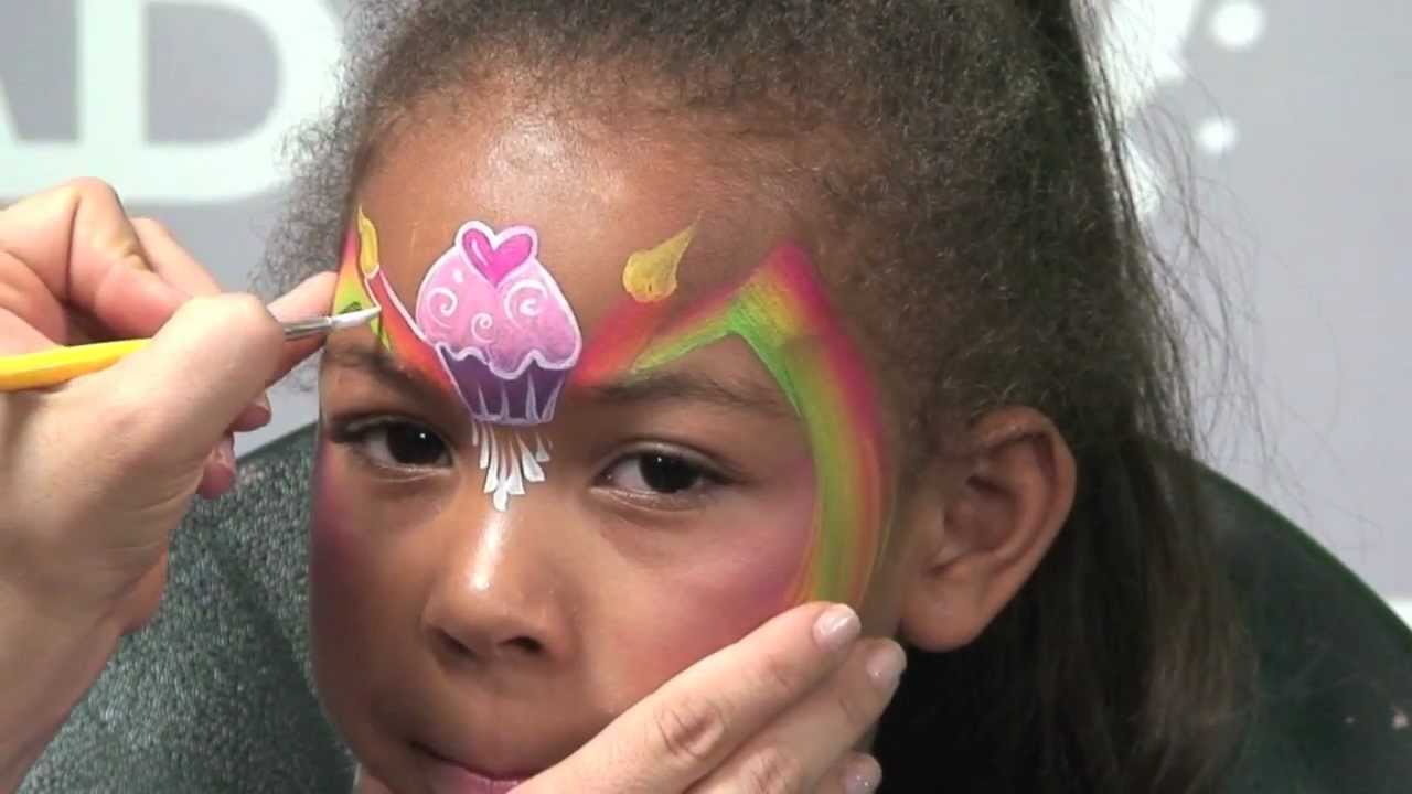 Cupcake Cutie: Face Painting Tutorial