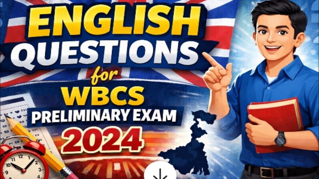 WBCS PRELIMINARY EXAM 2024 ENGLISH QUESTION II WBCS 2024 II TRICKS II