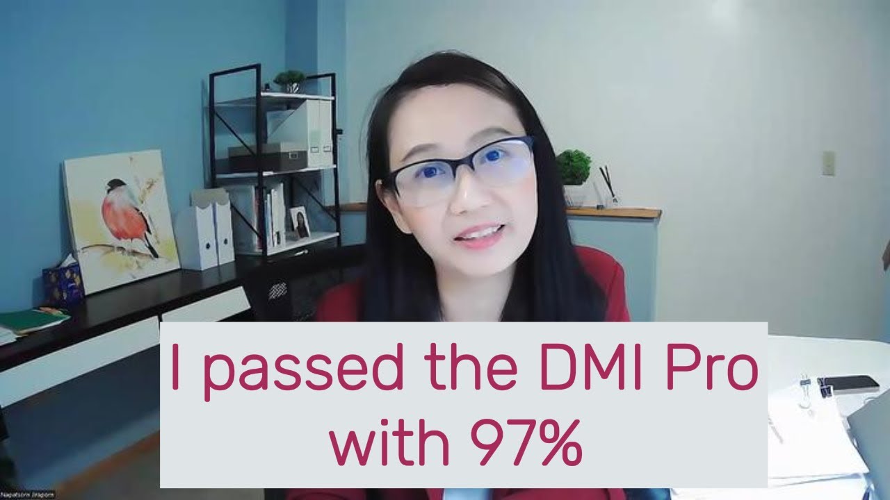 I passed the DMI Pro with 97% and here is how I prep for the exam.