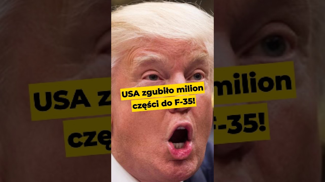 USA zgubiło milion części do F-35! #USA #Trump #F35 #wojsko #polityka
